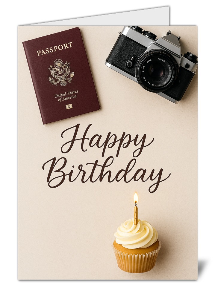 Simplistic holiday themed happy birthday card 58 simplistic holiday themed happy birthday card high quality gloss birthday card 58 | uk wide print
