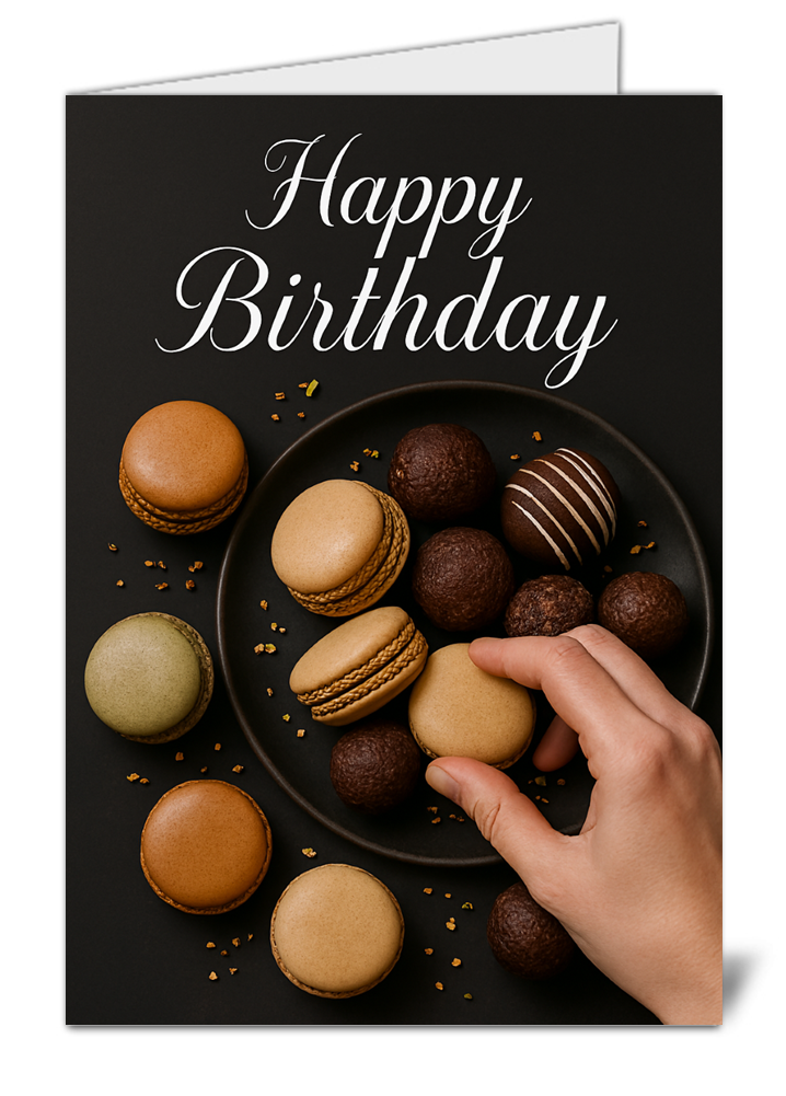 Desert platter themed happy birthday card 85 desert platter themed happy birthday card high quality gloss birthday card 85 | uk wide print