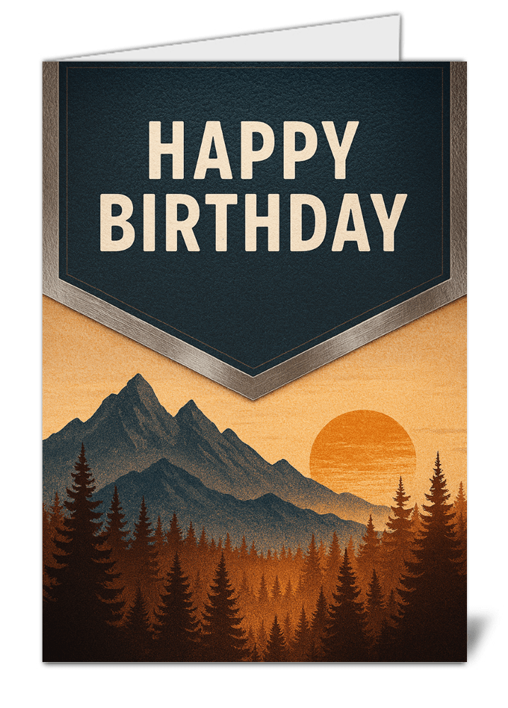 Beautiful scenery themed happy birthday card 634 beautiful scenery themed happy birthday card high quality gloss birthday card 634 | uk wide print